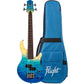 Flight Mini Bass Solid Body Electric Ukulele Musical Instruments & Accessories