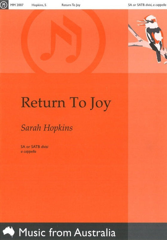 Return To Joy - Soprano, Alto Vocal Sheet Music