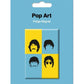 BEATLES FRIDGE MAGNET POP ART STYLE