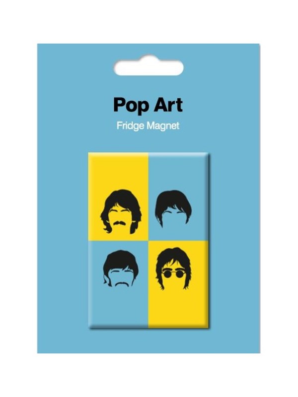 BEATLES FRIDGE MAGNET POP ART STYLE