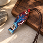 Mini Ceramic Leaf Whistle Pendant with Neck Cord and Pouch