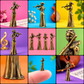 Sundry & Sound - Miniature Solid Brass Violinist Ornament (3.2cm)