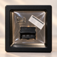 Sundry & Sound Co - Miniature Upright Piano & Stool Model – 1:64 Scale with Display Case