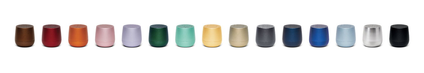 Lexon Mino+ Mini Bluetooth Speaker - Silver Polish