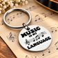 Music is My Language Stainless Steel Keyring