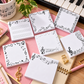 Music Sticky Notes – 4 Pad Set (80 Sheets) – Assorted Musical Designs