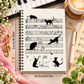 A5 Musical Mischief Cats Spiral Notebook (100 Pages)