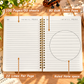 A5 Violin Themed Spiral Notebook (100 Pages)