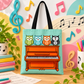 Musical Owls on Piano Tote Bag – 40cm x 35cm