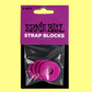 Ernie Ball Strap Blocks 4-Pack - Purple
