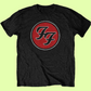 Foo Fighters FF Logo Shirt (Small - XXL) - 100% Cotton