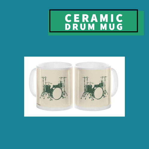 Drumset Ceramic Mug