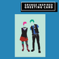 Punk Inspired Blank Greeting Card