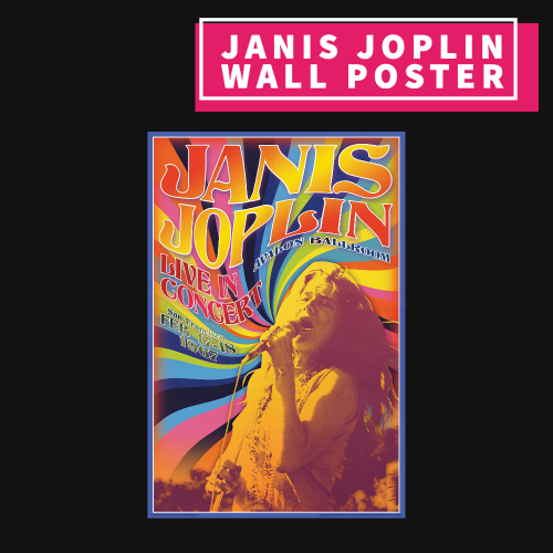 Janis Joplin Concert Poster – Music2u.com.au