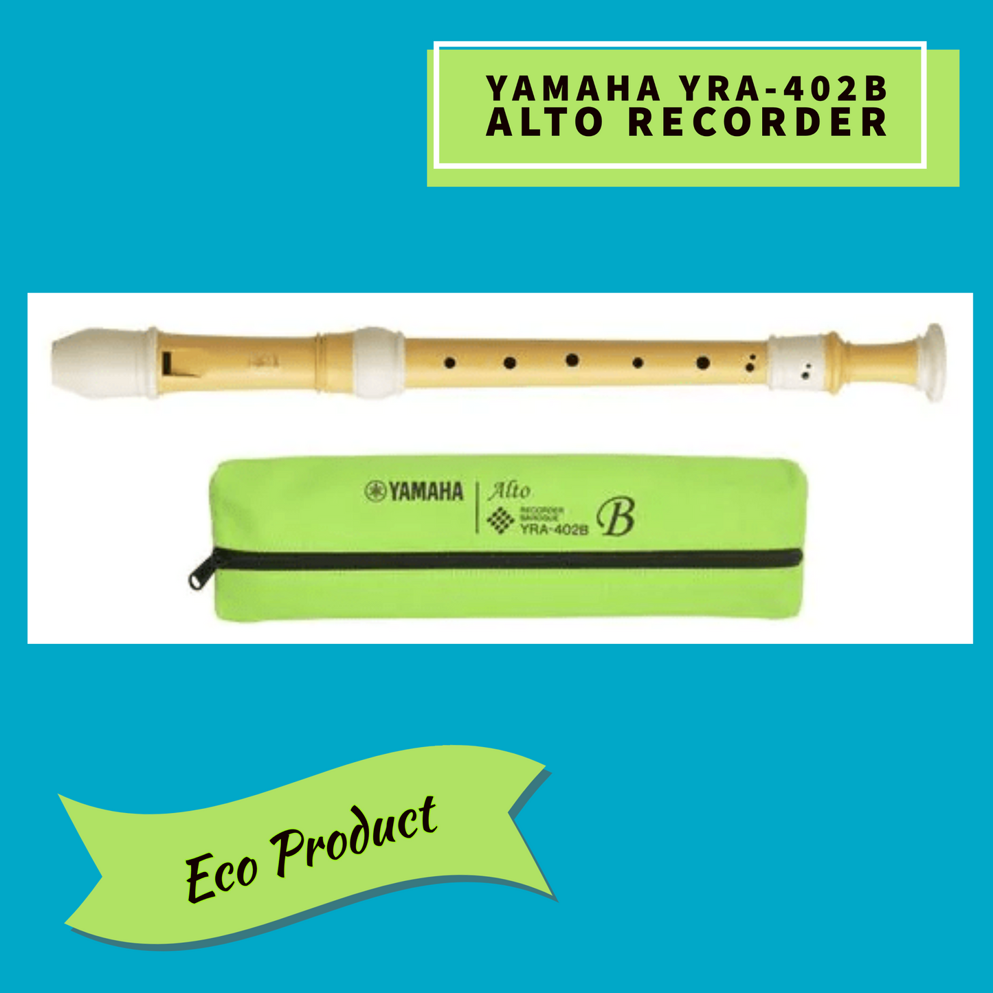Yamaha YRA-402B Alto Recorder (Key of F)
