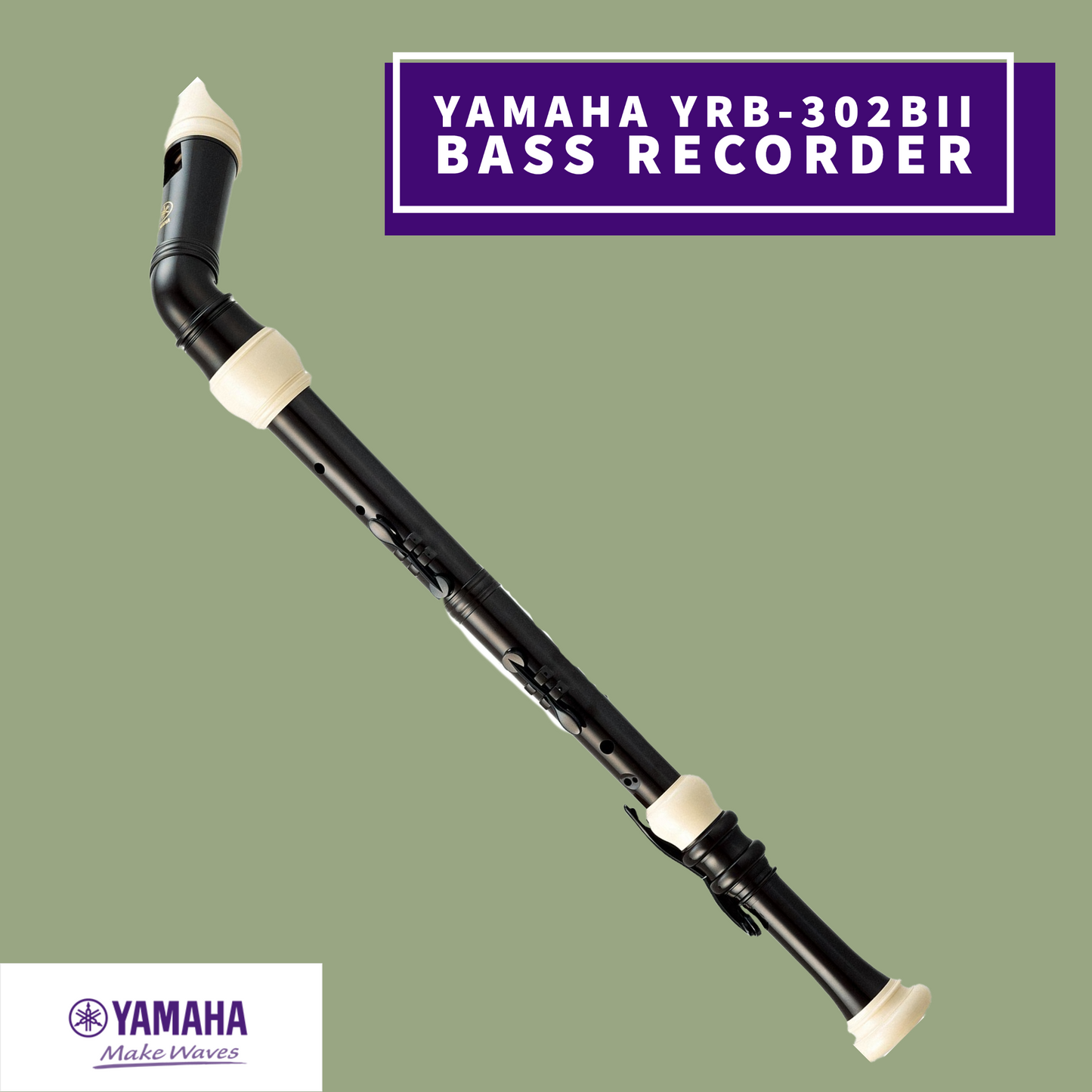 Yamaha Yrb-302Bii 4 Piece Abs Resin Bass Recorder (Key Of F) Musical Instruments & Accessories