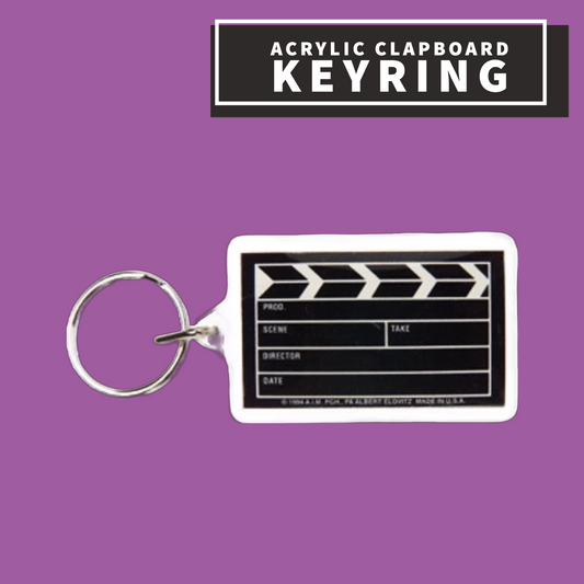 Acrylic Clapboard Keychain Giftware