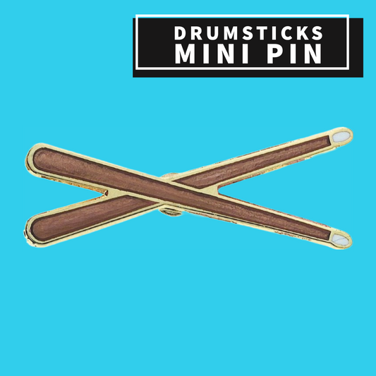 Drumsticks Mini Pin