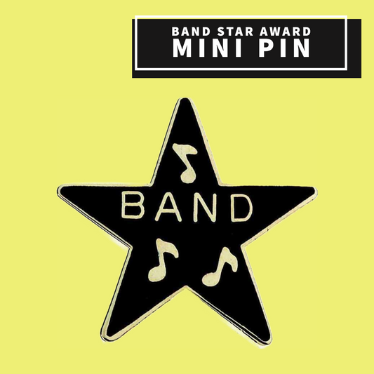 Band Star Award Mini Pin
