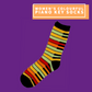 Womens Colourful Piano Key Socks Giftware