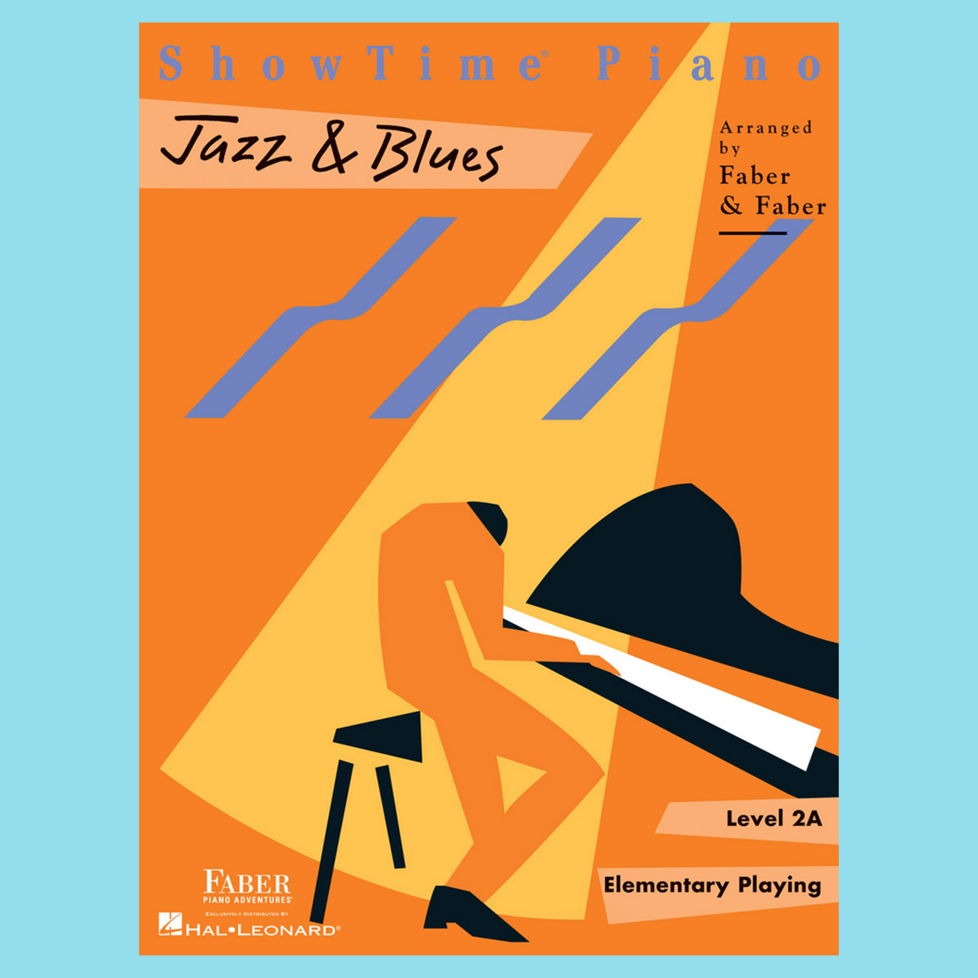 Faber Piano Adventures: Showtime Piano Jazz & Blues Level 2A Book