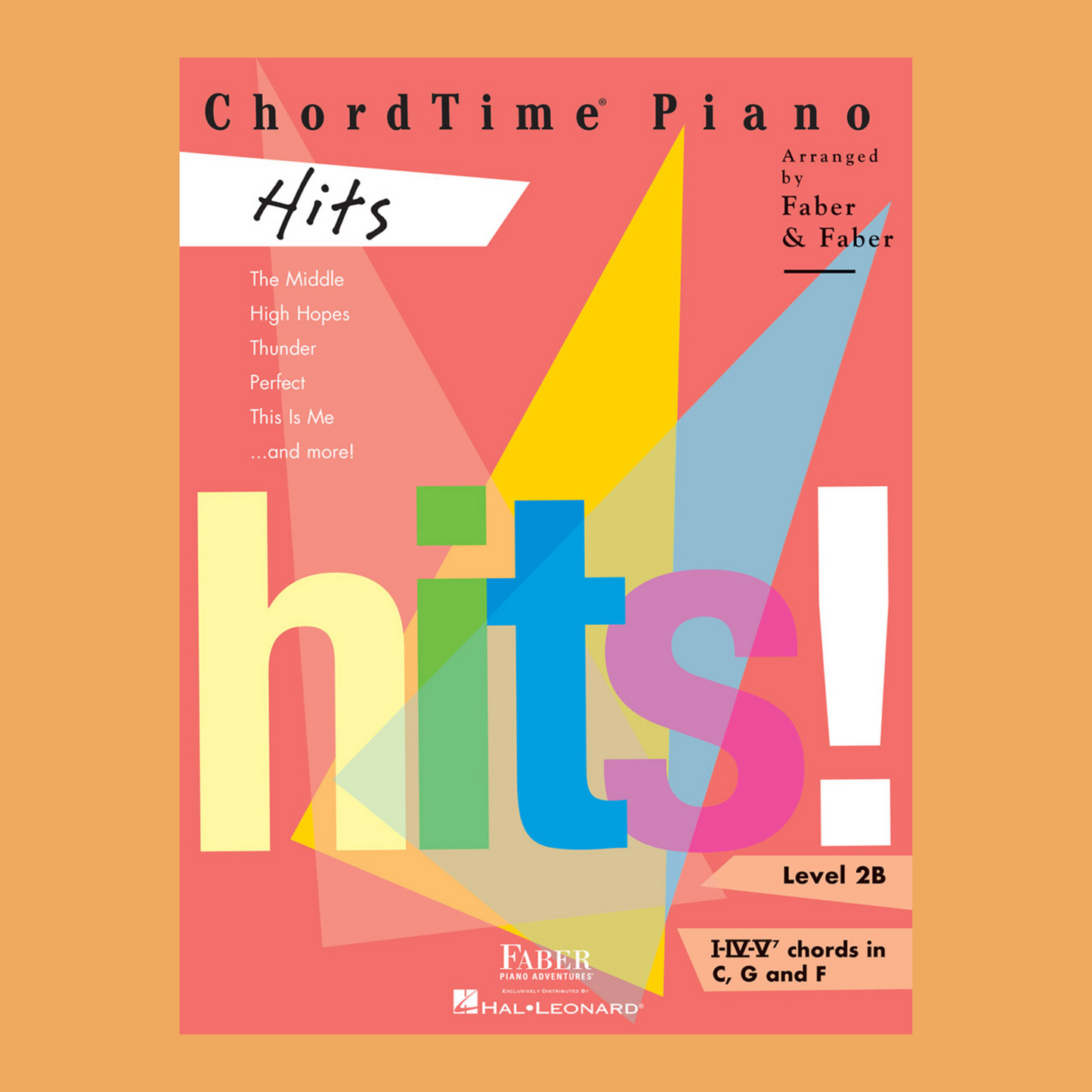 Faber Piano Adventures: ChordTime Piano Hits Level 2B Book