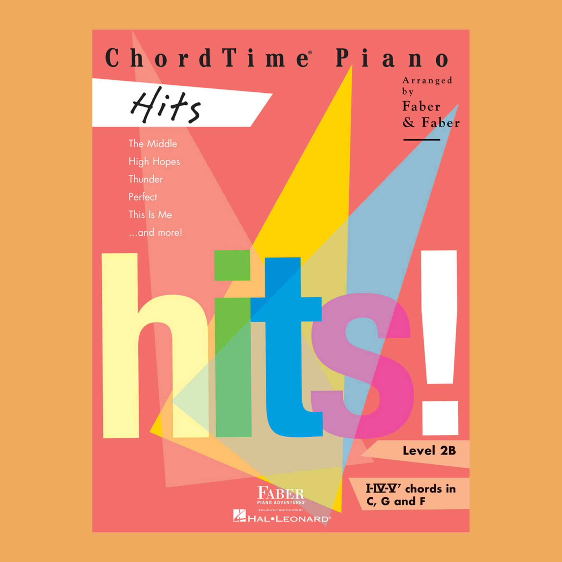 Faber Piano Adventures: ChordTime Piano Hits Level 2B Book