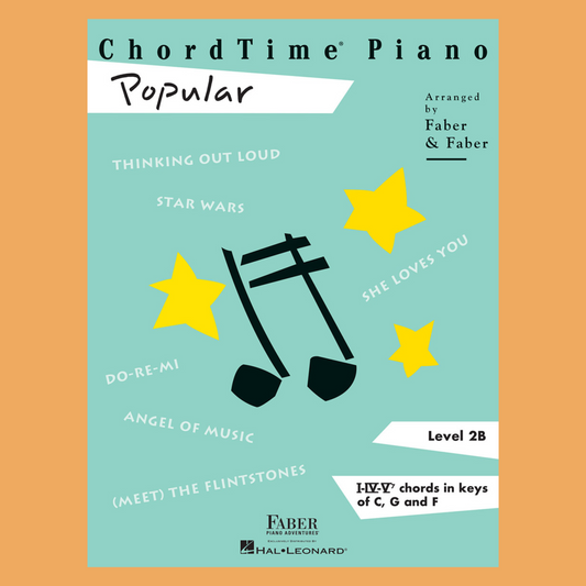 Faber Piano Adventures: ChordTime Piano Popular Level 2B Book