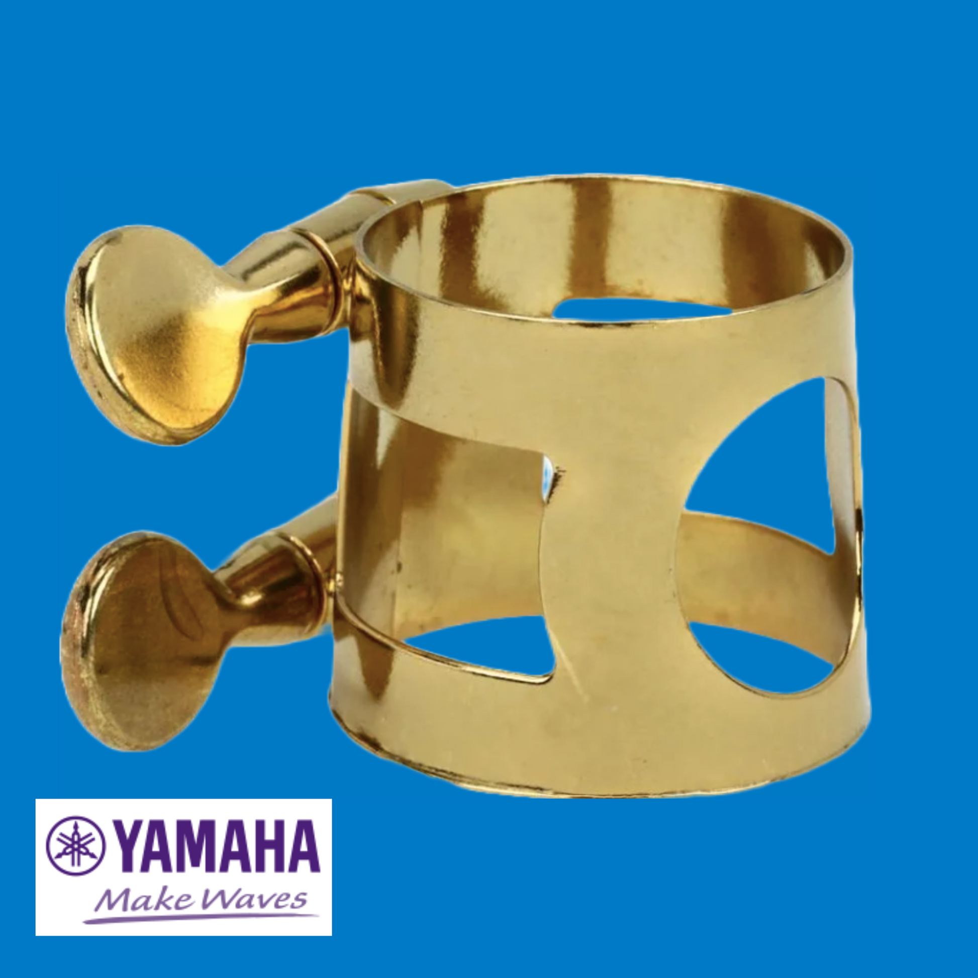 Yamaha Tenor Saxophone Ligature (Gold Finish) Musical Instruments & Accessories