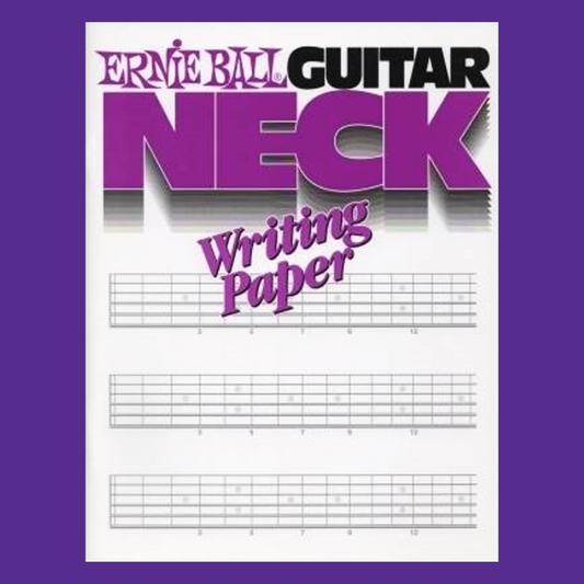Ernie Ball - Guitar Neck Writing Paper Book