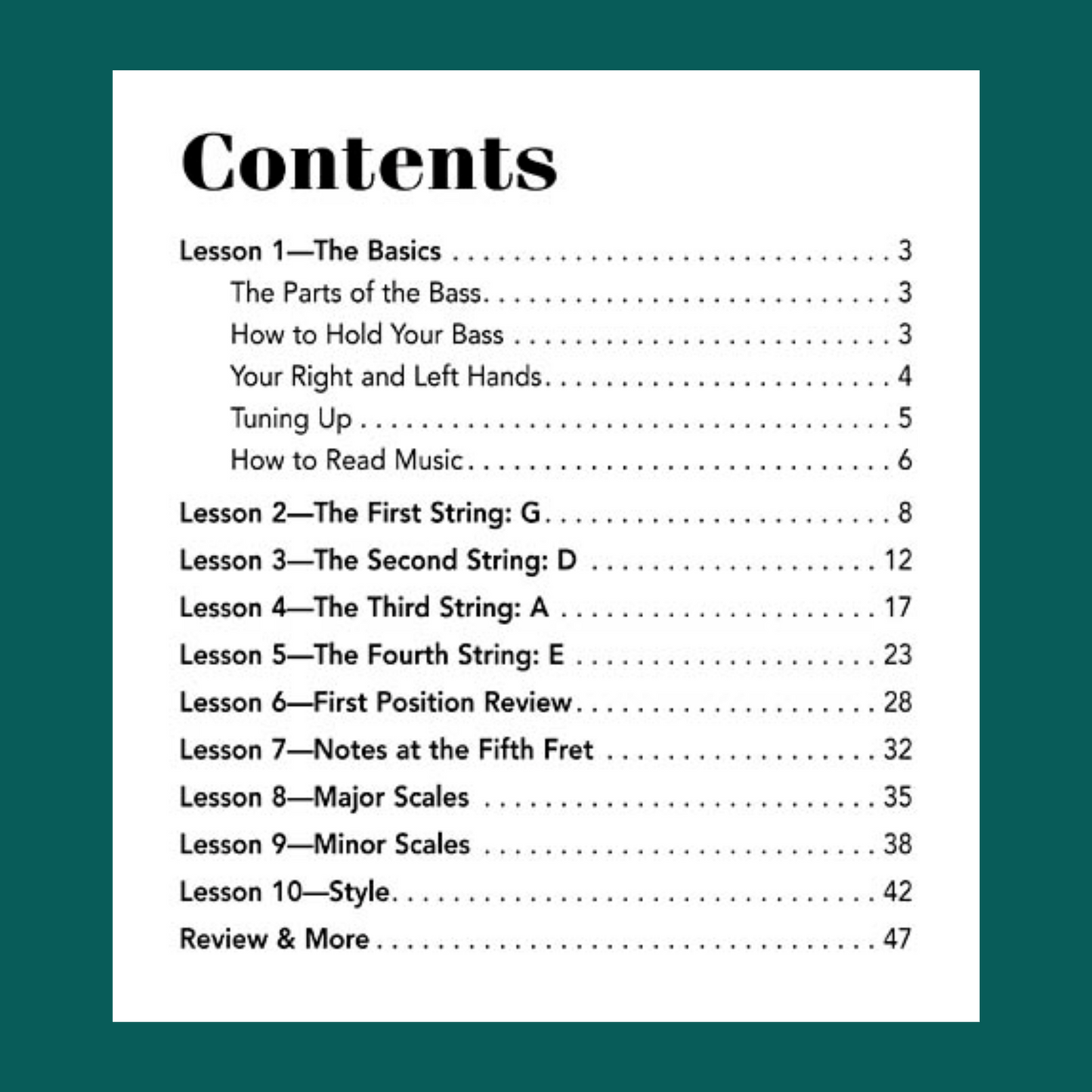 Play Bass Today Beginner Pack - Book/Dvd/Ola