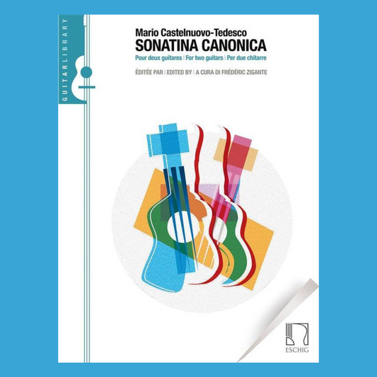 Sonatina Canonica For Two Guitars Book