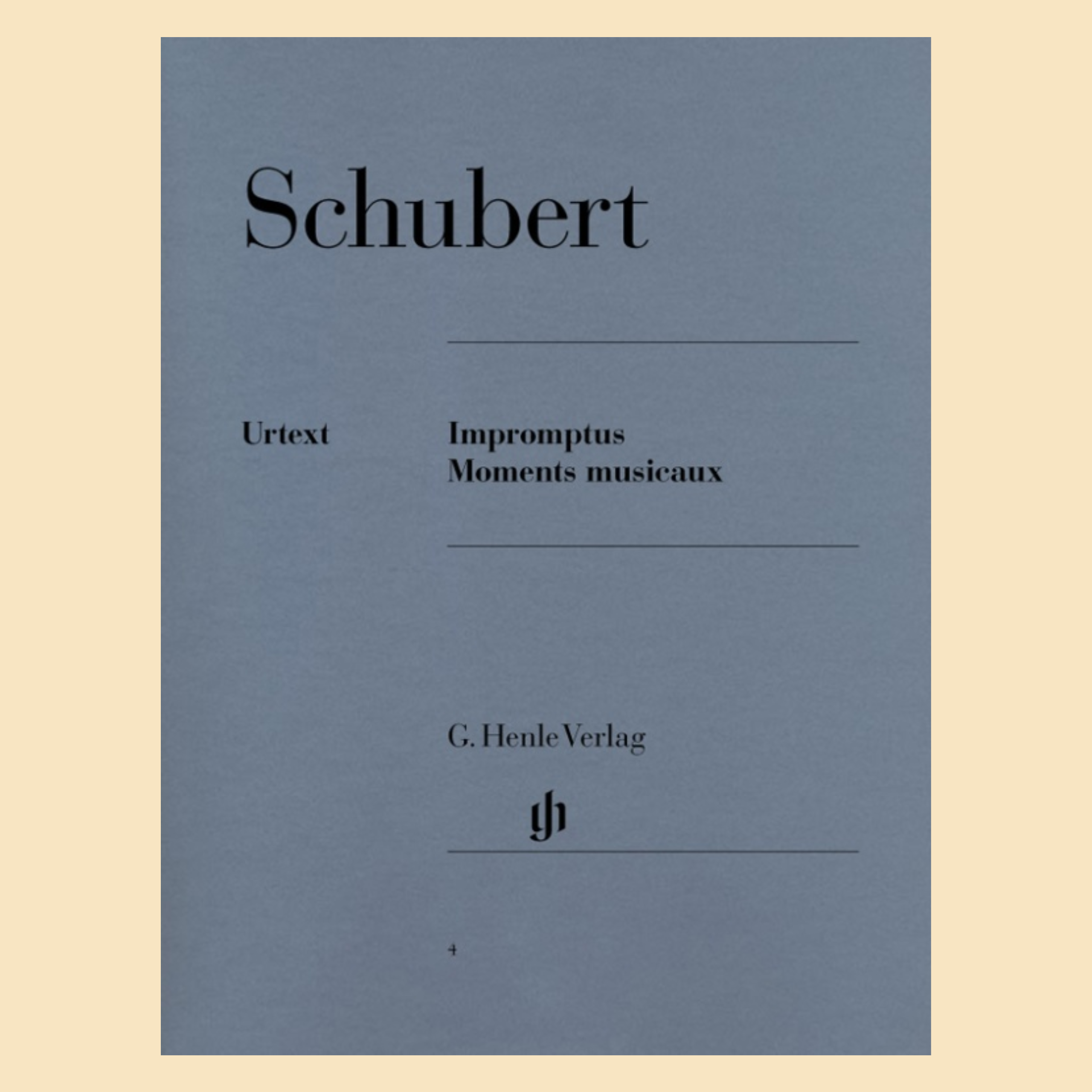 Franz Schubert - Impromptus And Moments Musicaux Book – Music2u.com.au