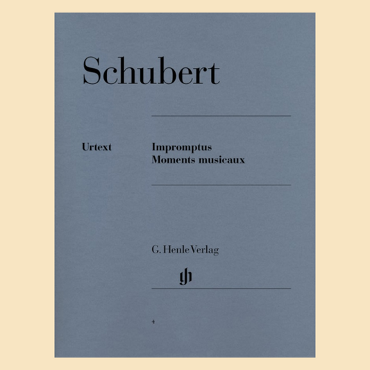 Franz Schubert - Impromptus And Moments Musicaux Book