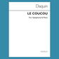 Daquin Le CouCou For Xylophone and Piano Book
