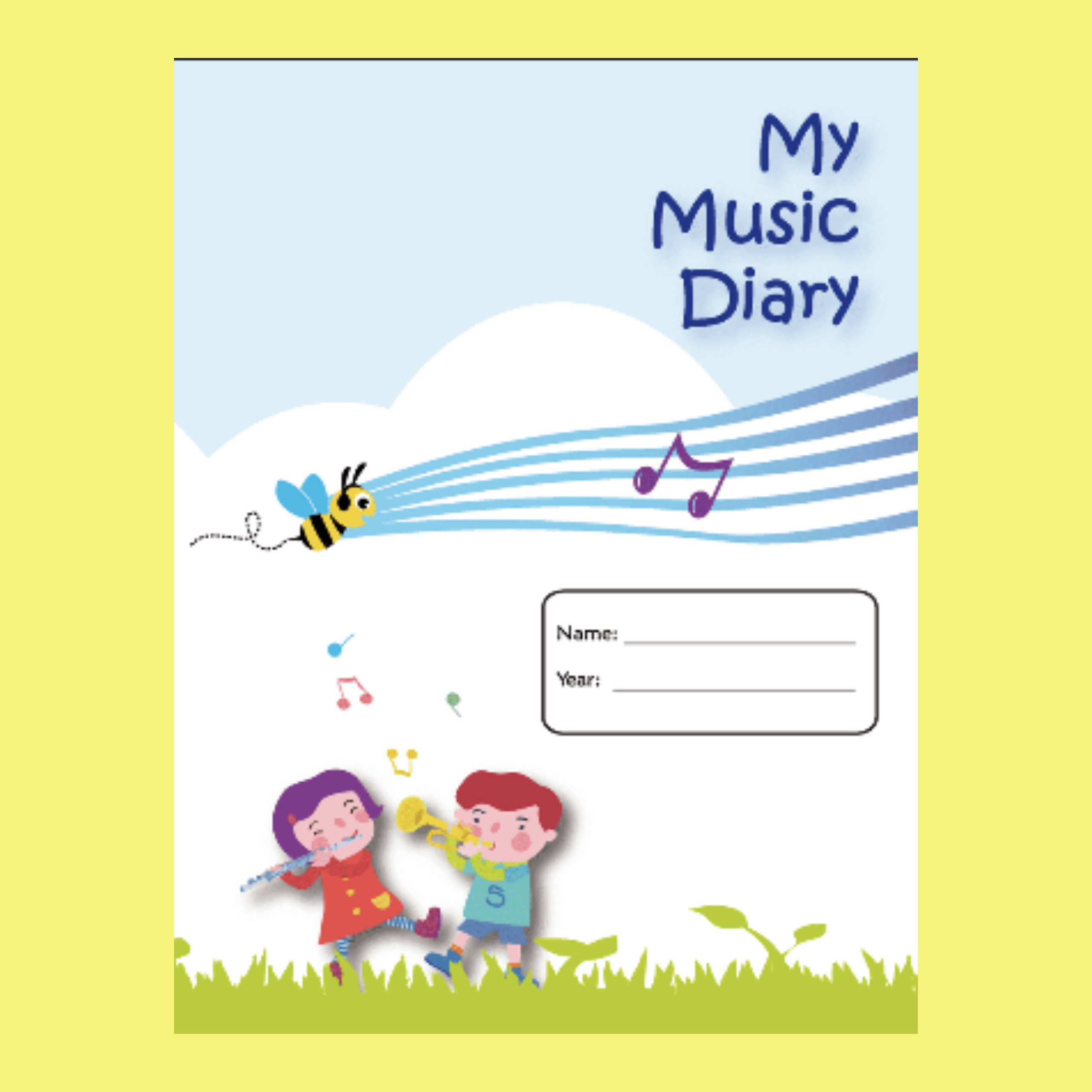 Music Bumblebees - My Music Diary Book – Music2u.com.au