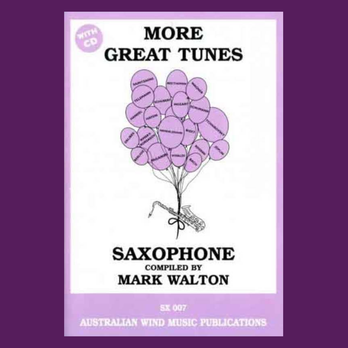 More Great Tunes Alto Saxophone Book/Cd