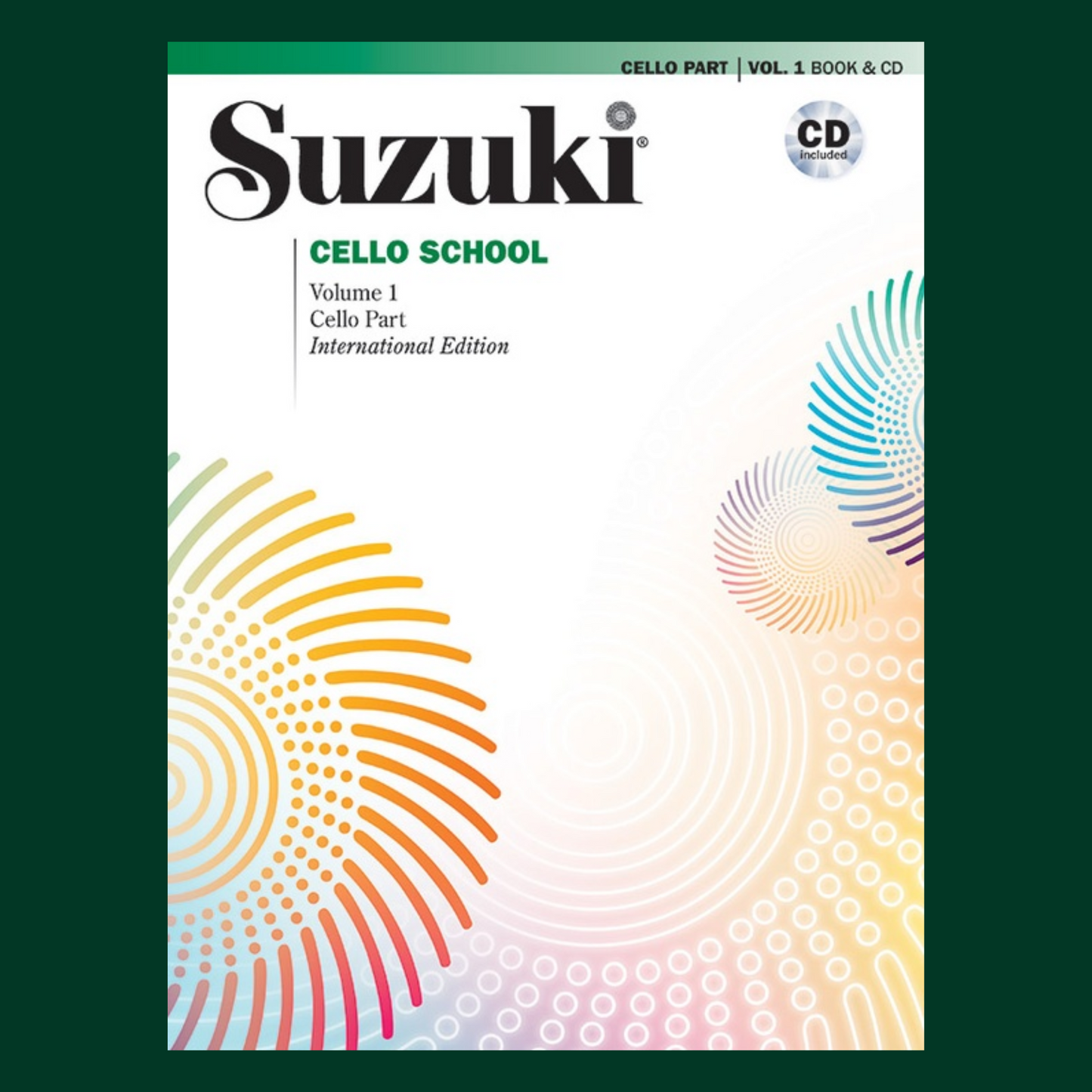 Suzuki Cello School - Cello Part Volume 1 Book/Cd