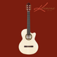 Kremona Fiesta Classical Cutaway Electric with Case (F65CWSB)