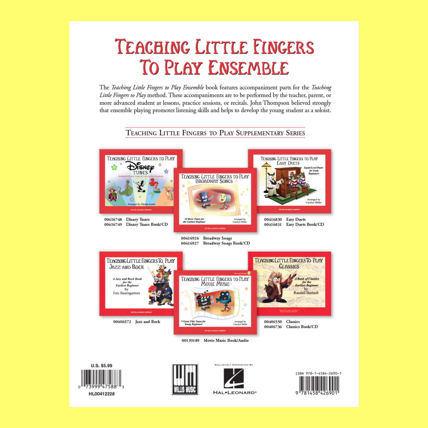 Teaching Little Fingers To Play - Ensemble Book