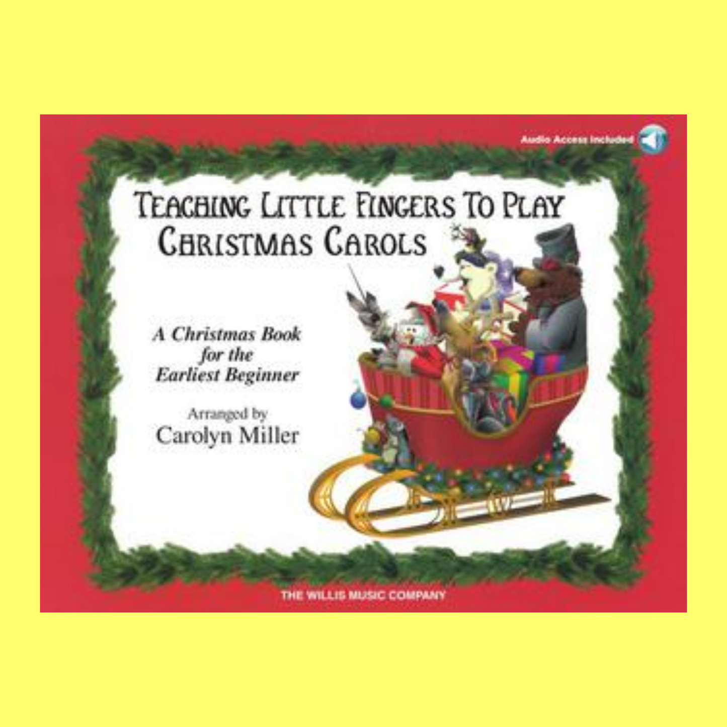 Teaching Little Fingers To Play - Christmas Carols Book/Cd