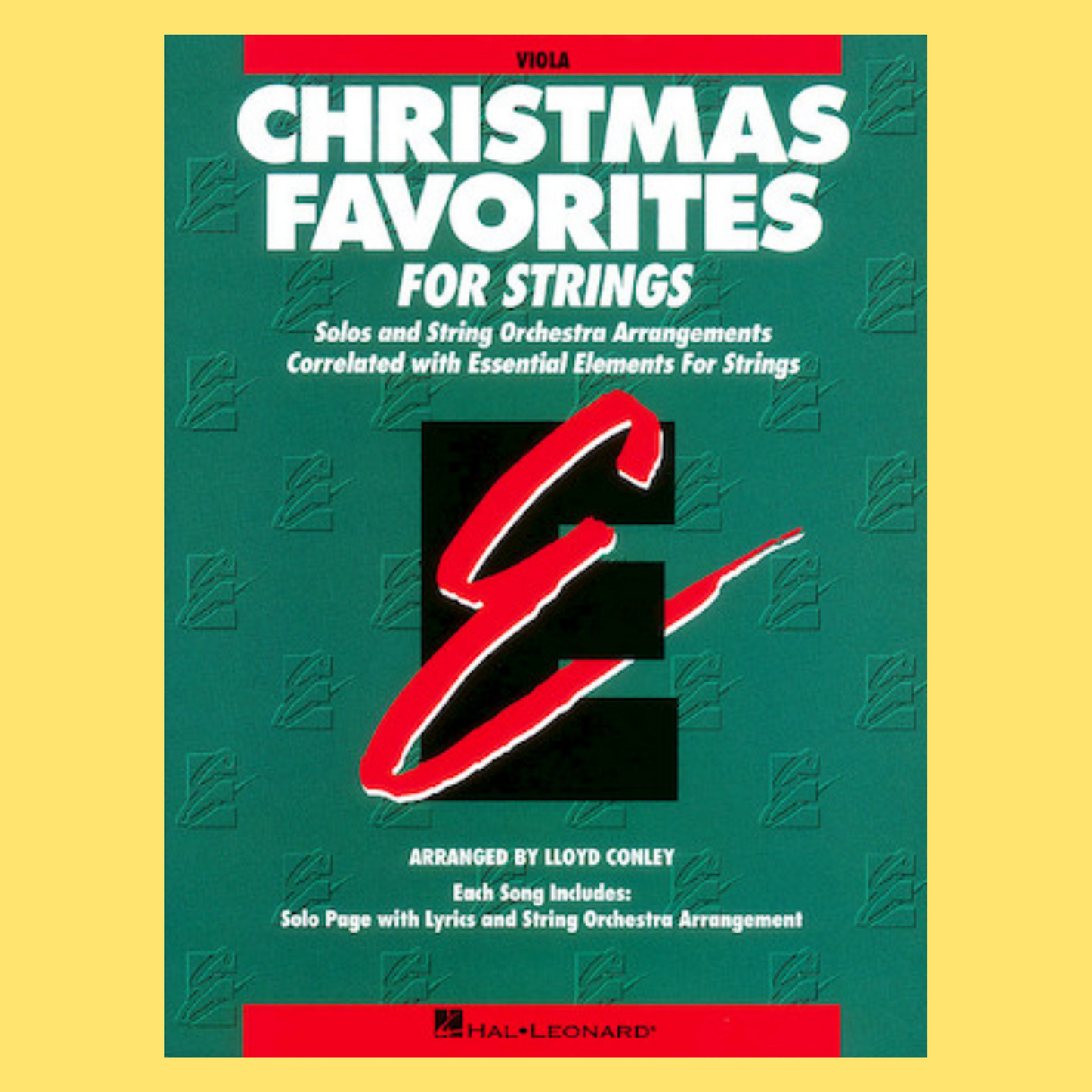 Essential Elements: Christmas Favorites For Strings - Viola Book