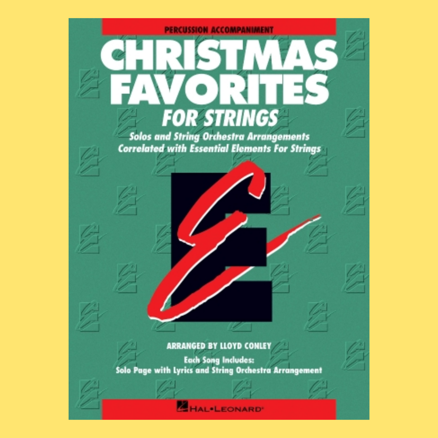 Essential Elements: Christmas Favorites For Strings - Percussion Accompaniment