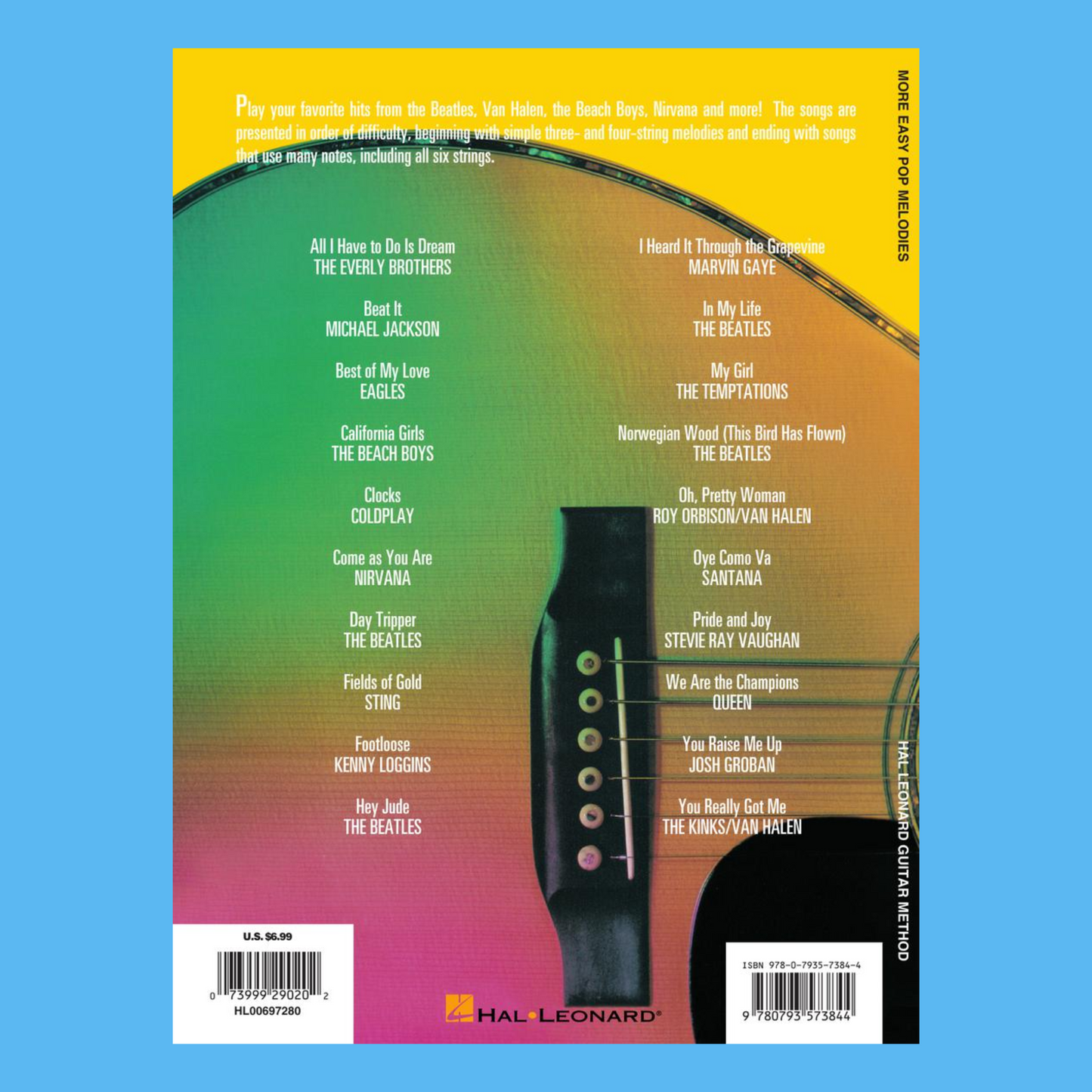 Hal Leonard Guitar Method - More Easy Pop Melodies Book (3rd Edition)