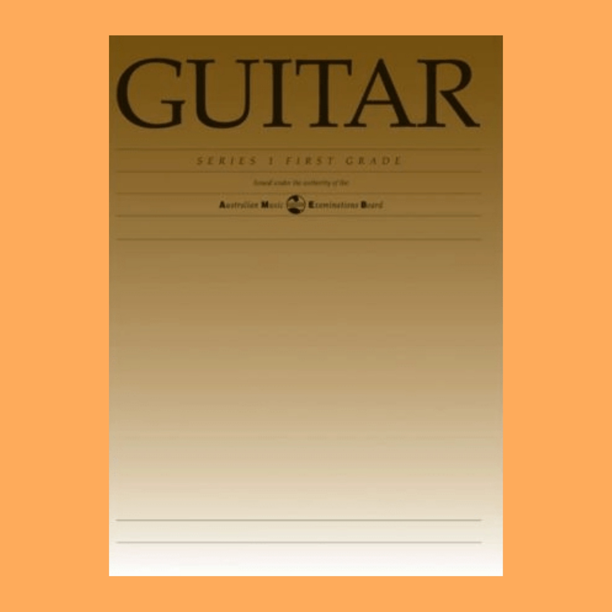 AMEB Classical Guitar Series 1 - Grade 1 Book