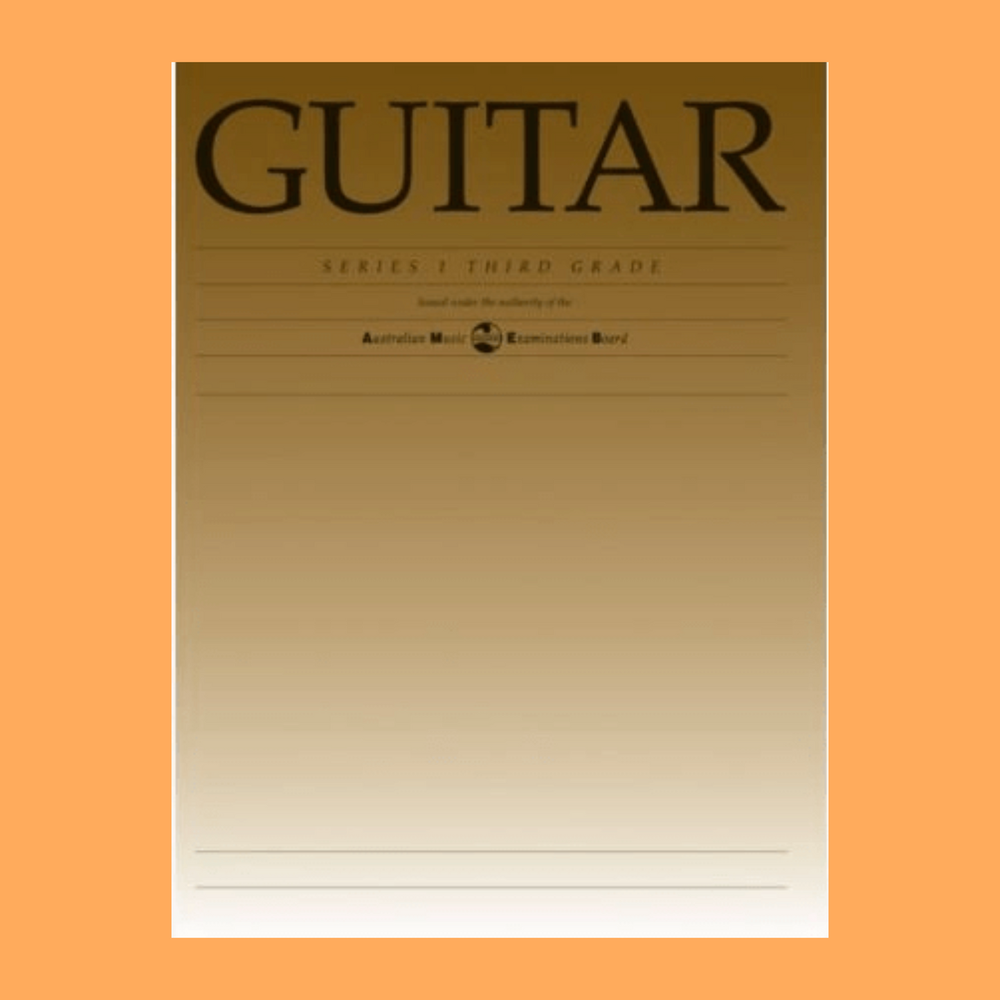 AMEB Classical Guitar Series 1 - Grade 3 Book