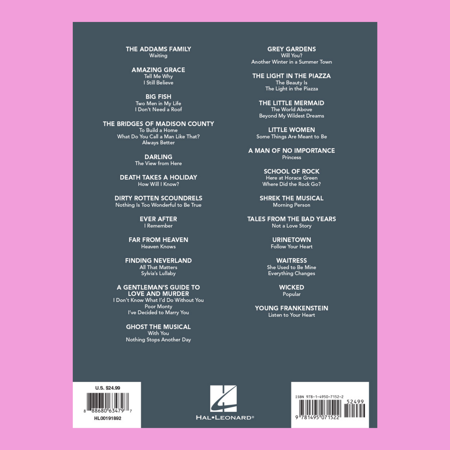 Contemporary Theatre Songs - Soprano Book