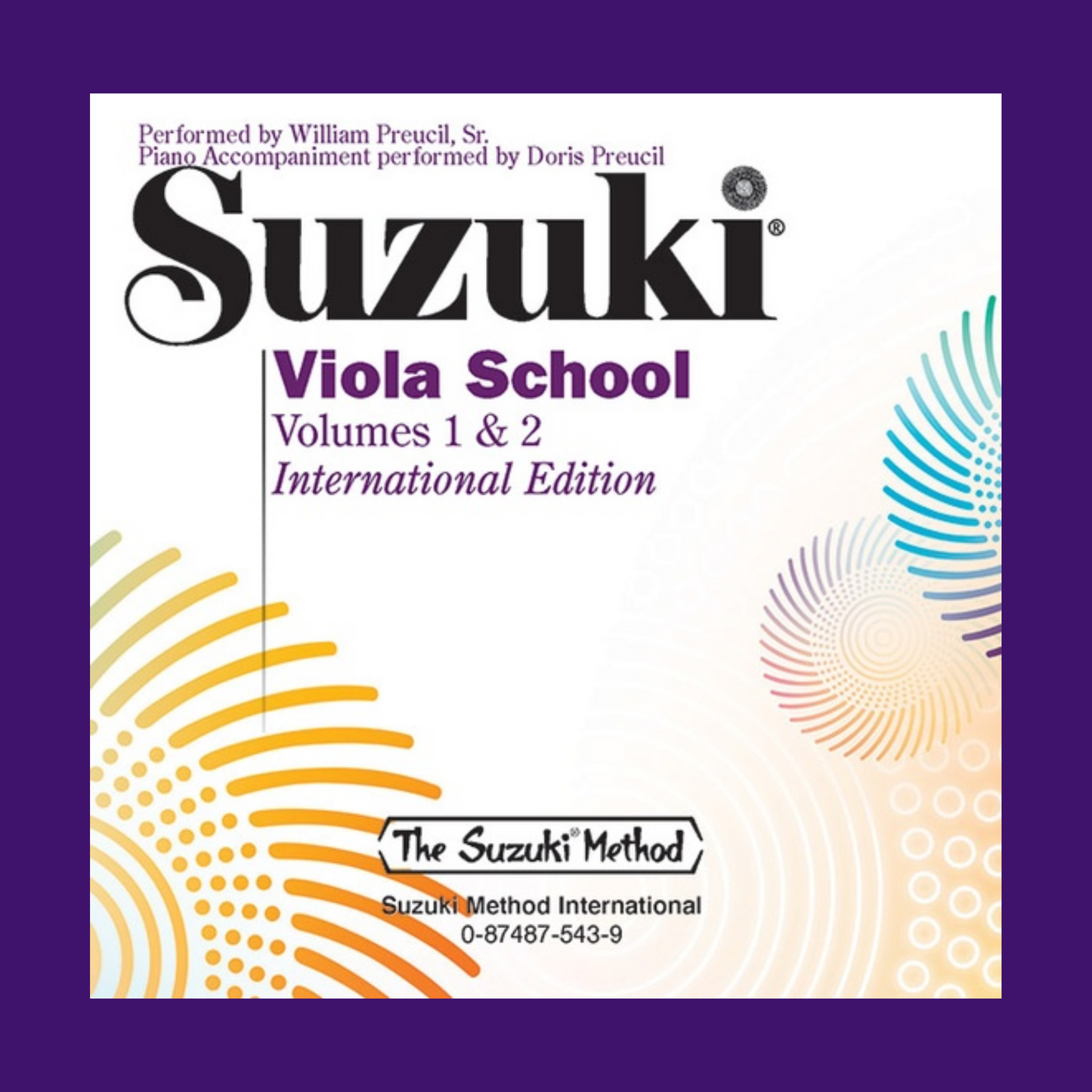 Suzuki Viola School - Volumes 1 & 2 Accompaniment Cd