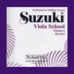 Suzuki Viola School: Volume 6 Accompaniment Cd