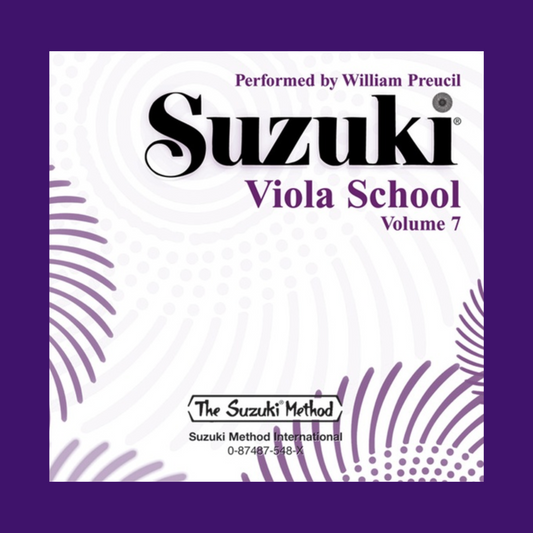Suzuki Viola School: Volume 7 Accompaniment Cd